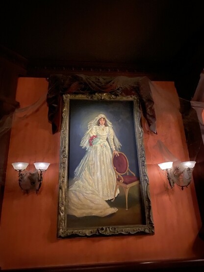 One of my favourite places - the Haunted Mansion in Disneyland Paris