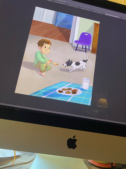 based on a true story, "Gentle with Gertie" follows the heartwarming tale of a new baby entering a household with an older dog. coming soon!