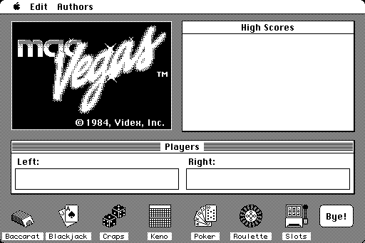 title screenshot from "Mac Vegas"