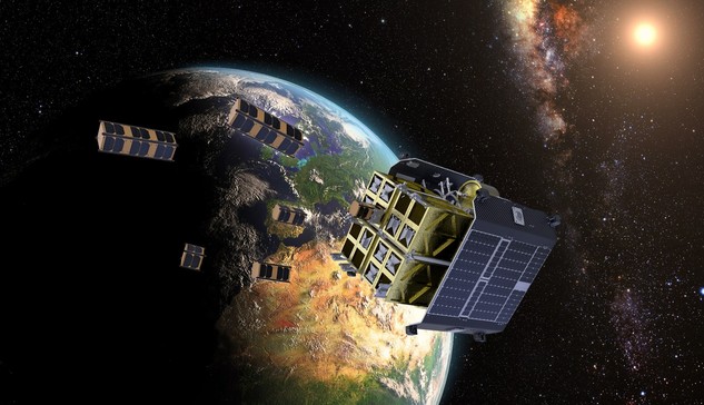 Illustration: D-Orbit ION satellite carrier in orbit