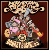 Album cover for "Donkey Business" by "Norwegian Recycling".