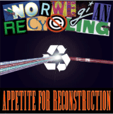 Album cover for "Appetite for Reconstruction" by "Norwegian Recycling".
