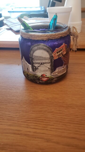 Collage jar side b