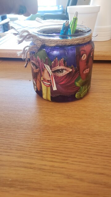 Collage jar side c