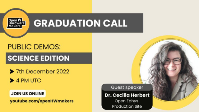 #OHMCohort2 Graduation Call flyer