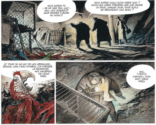 Une cargaison de perroquets morts…