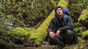 Chris Hemsworth in the forest