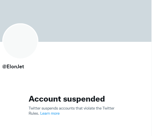 Elonjet suspended yet again.