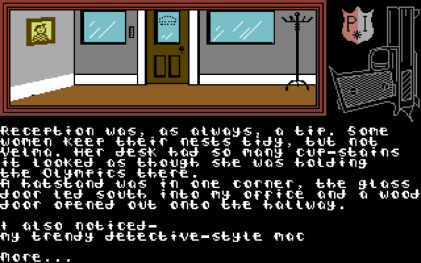 Screenshot of The Big Sleeze on the Commodore 64 using Tai Pan font