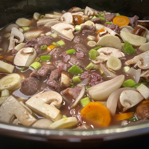 Stew just started