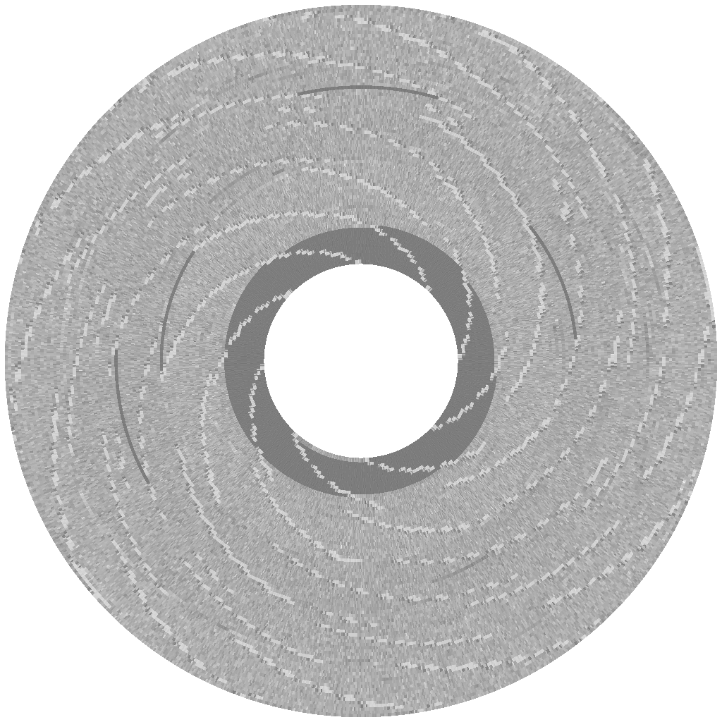 flux visualization of "Pensate" disk