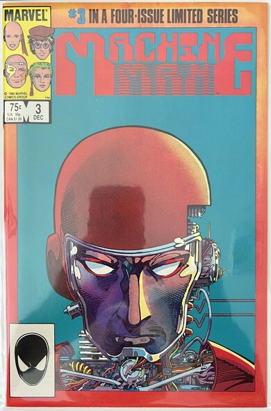 Marvel Comics Machine Man miniseries issue number 3