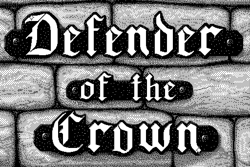 title screenshot from "Defender of the Crown"