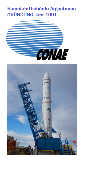 Logo CONAE
1991 gegründete Raumfahrtagentur Argentinien

Die Rakete soll schon erfolgreich auf eine Raumfahrt-Höhe gestiegen sein

ZIEL ist - NICHT bei anderen Anbietern zahlen
Credit
CONAE/Marcos Daniel Actis CC3.0