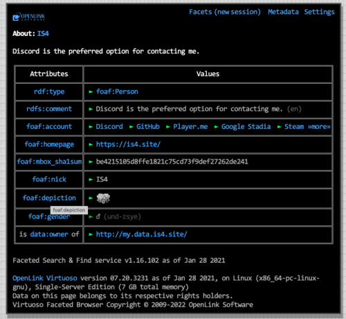 Page about the current uri4uri project maintainer.