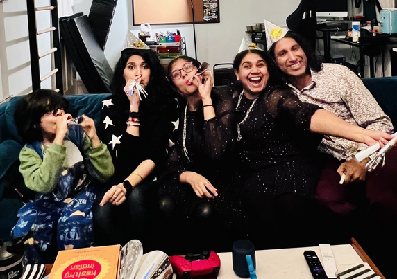 The Charaipotra Dhillon family celebrates New Year 