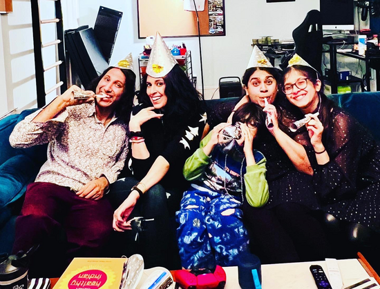 The  Charaipotra Dhillon family celebrates New Year’s 