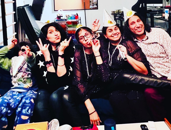 The  Charaipotra Dhillon family celebrates New Year 