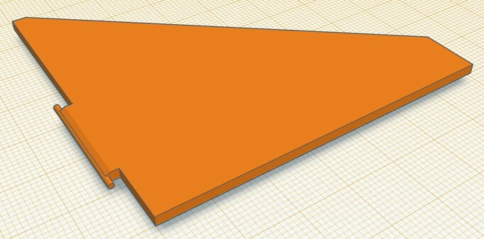 CAD constructed replacement part for Paw Patrol toy truck
