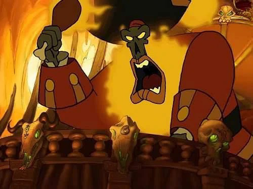 Fire Demon LeChuck from The Curse of Monkey Island