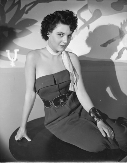 A picture of actress Anne Bancroft in the 1952 noir film “Don’t Bother to Knock”
