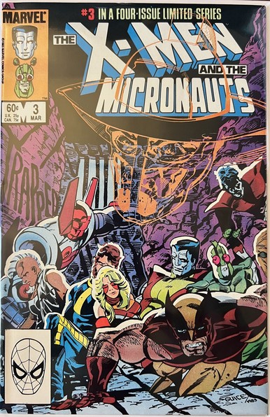 Marvel Comics X-Men and the Micronauts issue number 3
