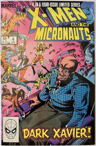 Marvel Comics X-Men and the Micronauts issue number 4
