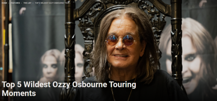 This article focuses on the five wildest touring moments of Ozzy Osbourne, a legendary rock singer and songwriter. The moments discussed include a show where he bit the head off a live bat, getting arrested in Kansas City, being booed off stage at the 1978 US Festival, being banned in San Antonio, and avoiding jail time in Sweden. Each moment is described in detail, providing insight into Osbourne's larger-than-life career.