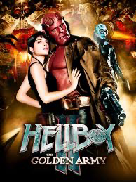 Movie “poster” for “Hellboy II” (2008) with Selma Blair.