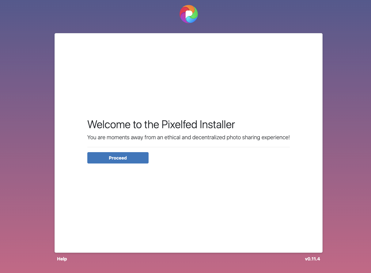 Pixelfed web installer