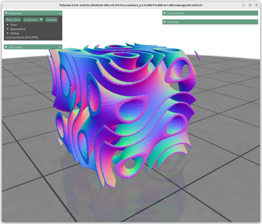 Gyroid Schwarz P 4f