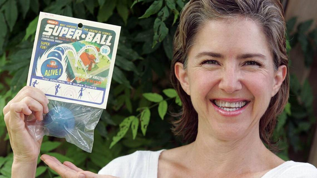 In a 2007 archive photo, Sharron Hunt Munson holds up a Super Ball at her home in Dallas. Munson, daughter of the late Lamar Hunt, came up with the name for the Super Bowl when Sharron was 7 and kept bouncing her ball saying “Super Ball, Super Bowl” over and over. Star-Telegram archives

Read more at: https://www.star-telegram.com/opinion/bud-kennedy/article239861073.html#storylink=cpy
