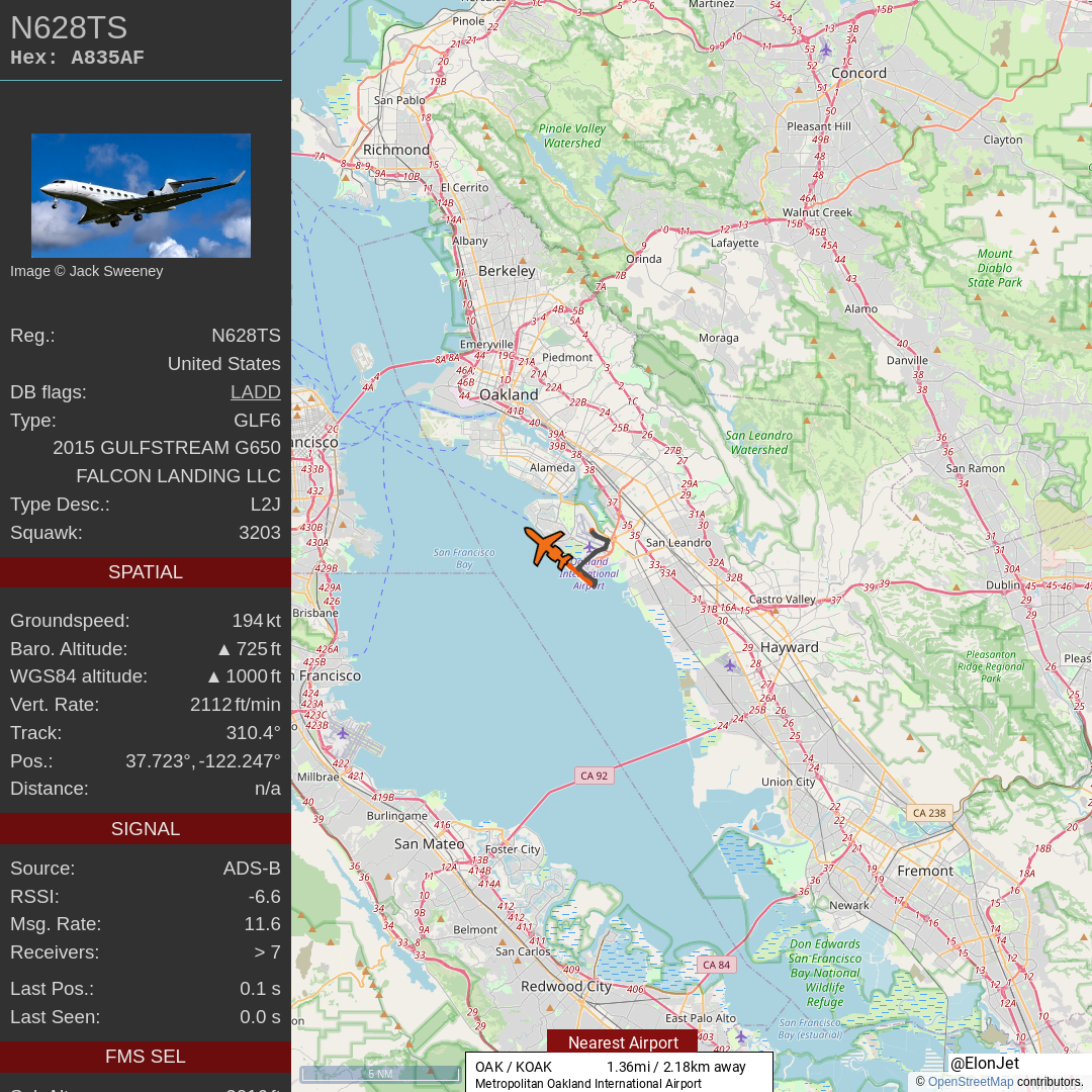 Elon Musk's Jet (@elonjet@mastodon.social) - Mastodon
