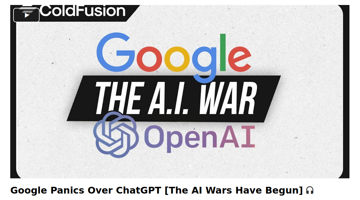 To witness Goolag ( #google ) panicking is of course a pleasure, but what's presented as their " #searchengine " replacement - #ChatGPT & #microsoft - is even worse.