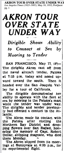 LA Times, May 18, 1932
