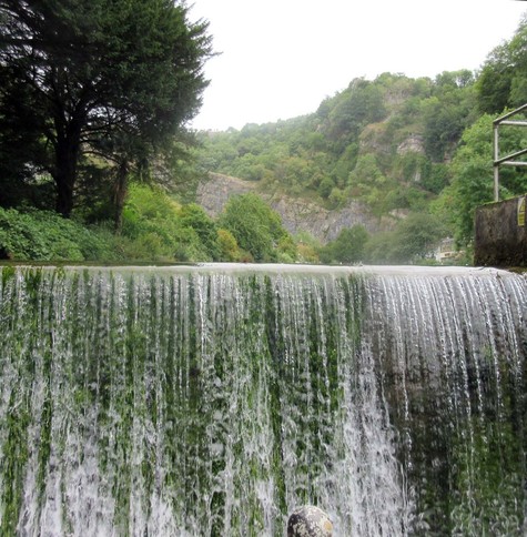 Cascading waterfall