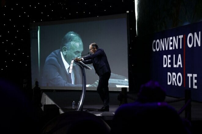 Éric Zemmour lors de la convention de la droite en septembre 2019. © Sameer Al-Doumy / AFP