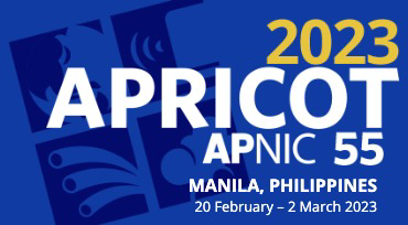 APRICOT 2023 logo