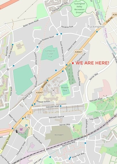 Map showing the location of All Saints Church Community Centre 