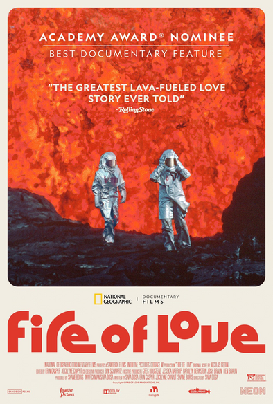 Fire of Love (2022) documentary feature film poster