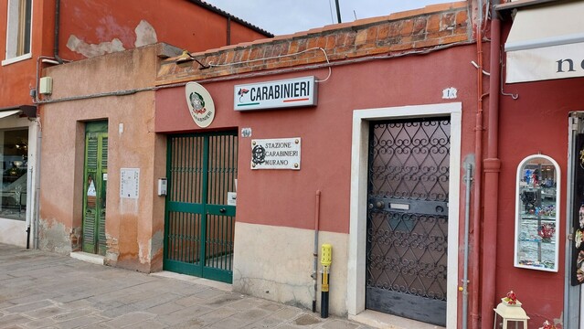 Buongiorno. My grandson Pietro works here. He is a third-generation policeman. That makes me a little proud. Saluti, #Mafalda #Cinquetti from #Murano near #Venice