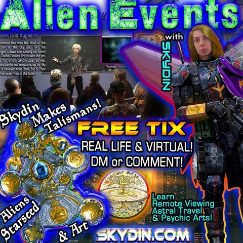 ✨Now Presenting a totally new Experience from an Artist, Healer & Spiritual Teacher!!
🔭🌠💜👽✨ Follow me and Every Day receive a message to keep your SOUL ENERGIZED! Skydin is a Pro Claircognizant and he shares the TRUTH about SPACE, TIME & The STRANGER-THAN FICTION TRUTH about our EARTH! When you know the truth you will begin to Heal and get Motivated! I also grant FREE psychic readings daily to the first to respond!
🔭🌠💜👽✨My artwork, like my everlasting silver creations designed to carry energy and missions to the end of time. And when you support me you join the fleet and receive blessings! Get my recently published book of 95 large photographs that will take you into Future lives! This is a Signed First edition!
🔭🌠💜👽✨
https://ift.tt/3cQXad8

I am looking for a quality SPIRITUAL STORE or ART GALLERY to sell my jewelry. I am a rare, tireless entertainer, salesperson and psychic. I have huge social media reach and can work day and night continuously! I don’t even need to eat, but there’s one thing I won’t do and that’s be complacent! If you would like to make a connection happen contact me. If it works out I will pay you! 
💜🗽💜🎿💜❄️💜🦌 

 

.

.

 #ascension #cropcircles #stargate #fyp #aliens #starseed #futuristicart #extraterrestrial #paranormal #ufo
#area51 #utopia 
#lightlanguage #alienlife  #sci-fiart  #reptilians #timetravel  #hollowearth #flatearth #metaphysics #lifeonmars #psychic  #anunnaki #astralprojection #nephilim #futuristicjewelry #cyborg #cyber #pleiadian #dystopia