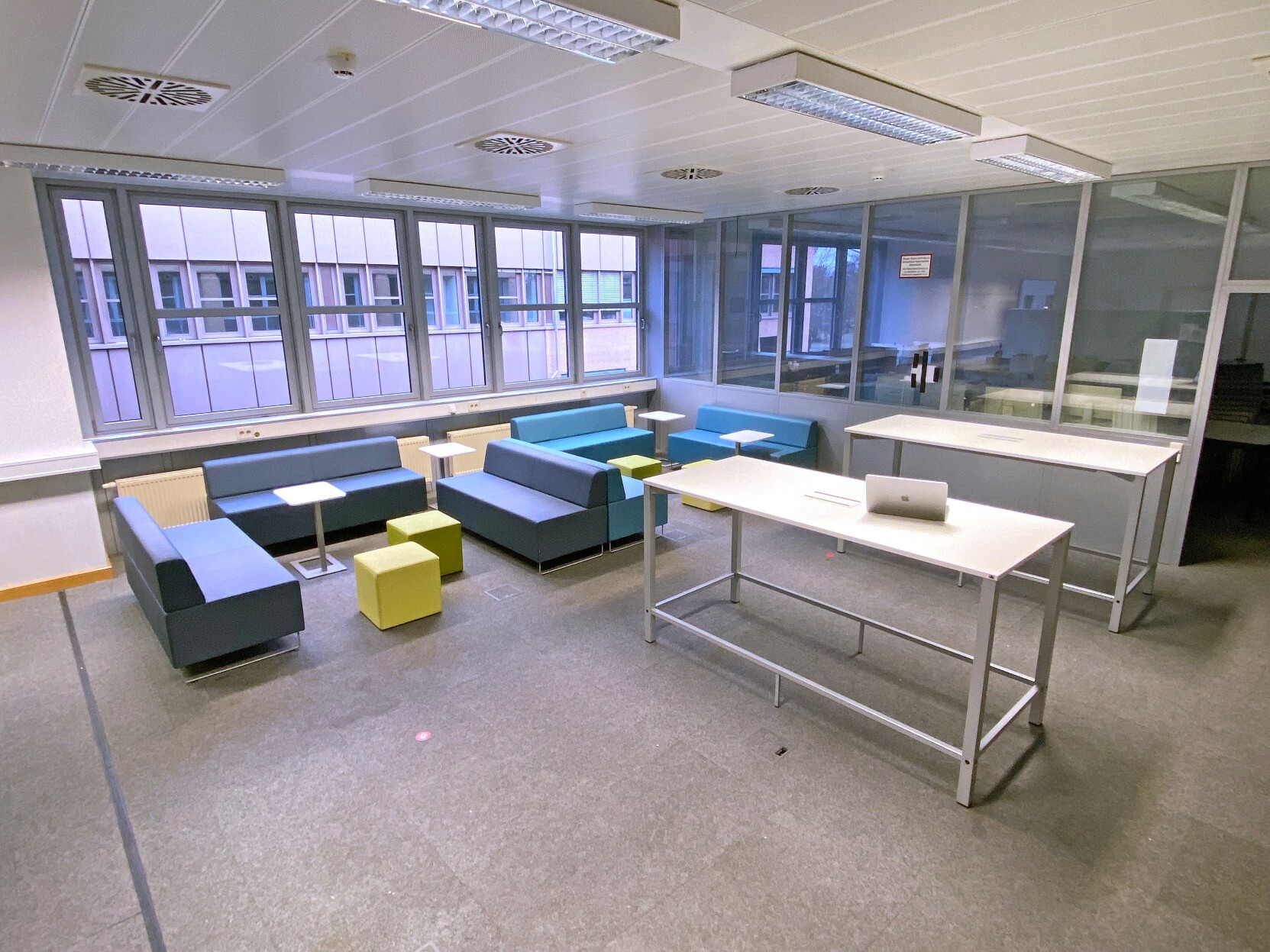 Our Digital Lab gets a fresh outfit. Ugly computer lab ➔ fancy co-working space!