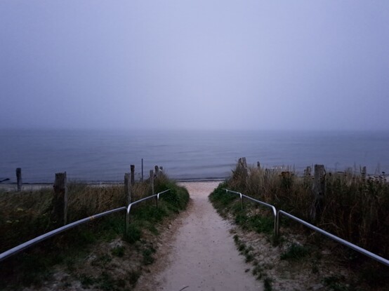 Fog on Balticsea.