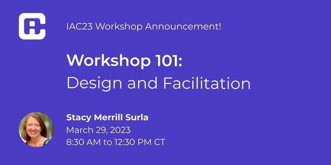 Picture for Stacy Merrill Surla's upcoming workshop at #IAC23