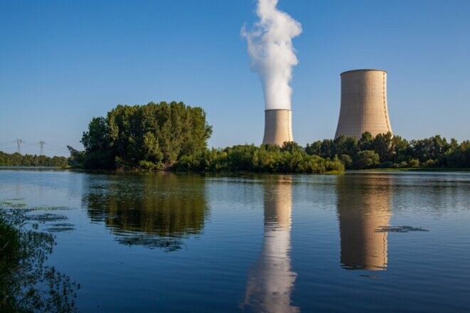 La centrale nucléaire de Golfech (Tarn-et-Garonne), en juillet 2021. © Photo Jean-Marc Barrere / Hans Lucas via AFP