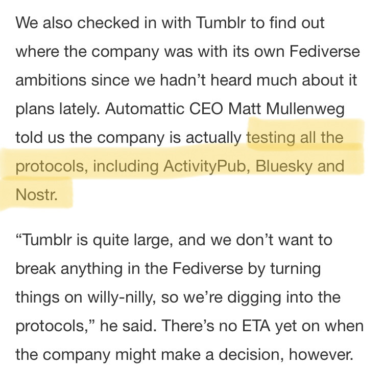 Tumblr to add support for ActivityPub, the social protocol powering  Mastodon and other apps