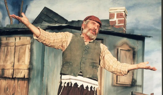 Chaim Topol in the movie Fiddler on the Roof