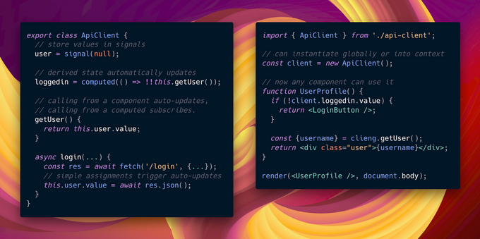 source code: https://gist.github.com/developit/4b5d583489e65561c4c1c5dfc4ce5e44