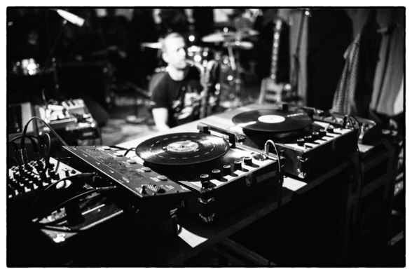 Marclay’s setup